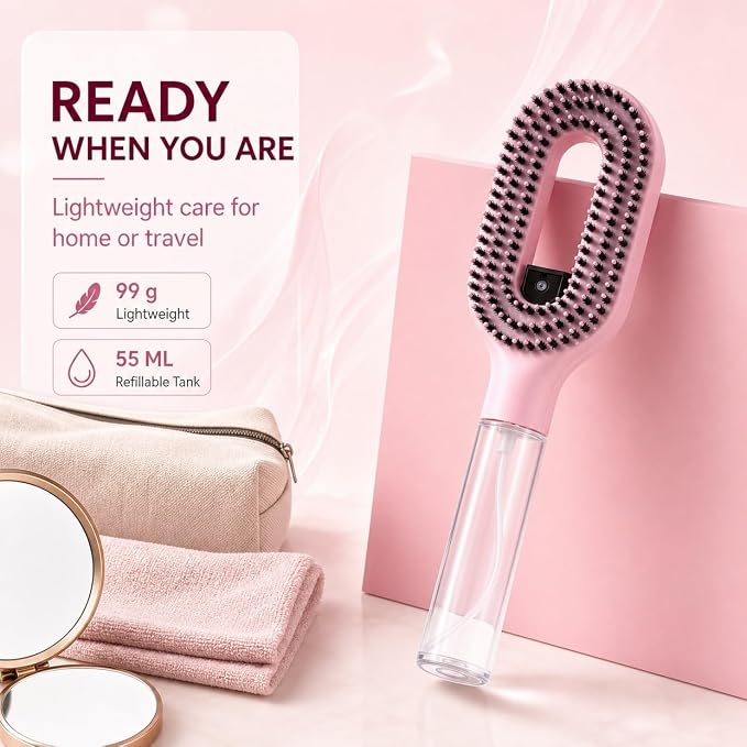 2-in-1 Spray Comb for Hair | Detangling Hair Comb