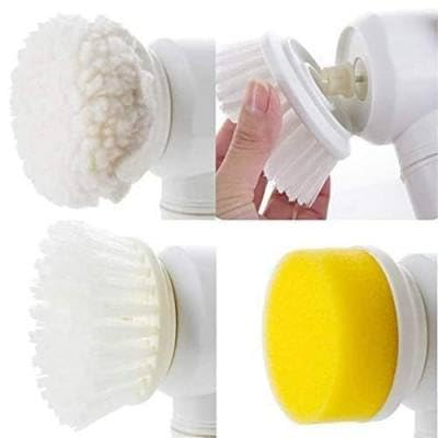 5-in-1 Magic Brush Electric Scrubber – Multi-Purpose Cleaning Brush for Bathroom, Kitchen & Home