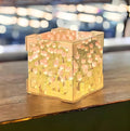 Tulip Cube Mini Lamp – Cute Decorative LED Night Light