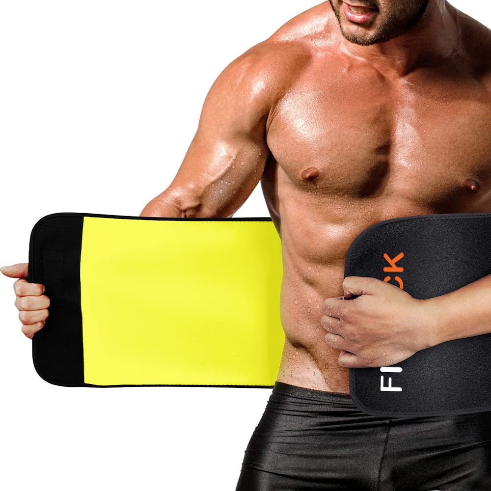 Sweat Belt Abdominal Belt for Men & Women – Workout Waist Belt